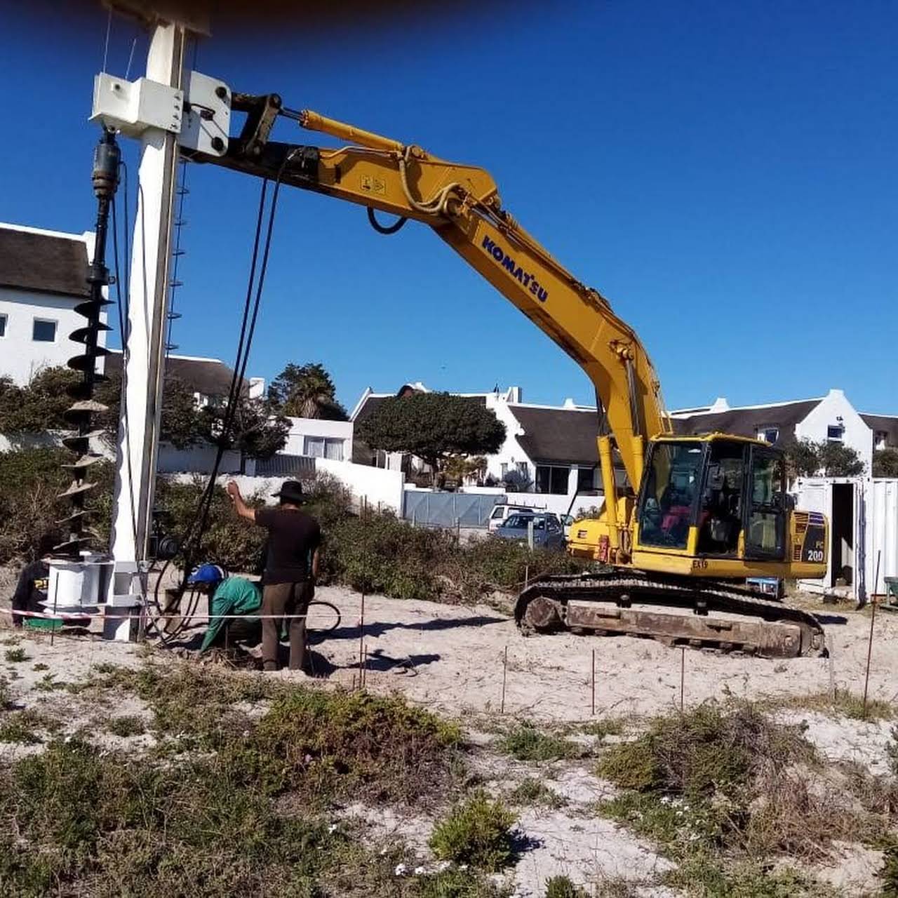 CFA Piling project site view